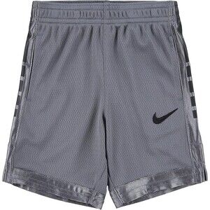 Nike Boys' Dri-FIT Elite Gray Stripe Basketball Shorts Size S